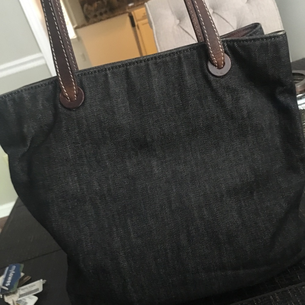 Authentic Chanel denim and brown leather - Picture 8 of 8